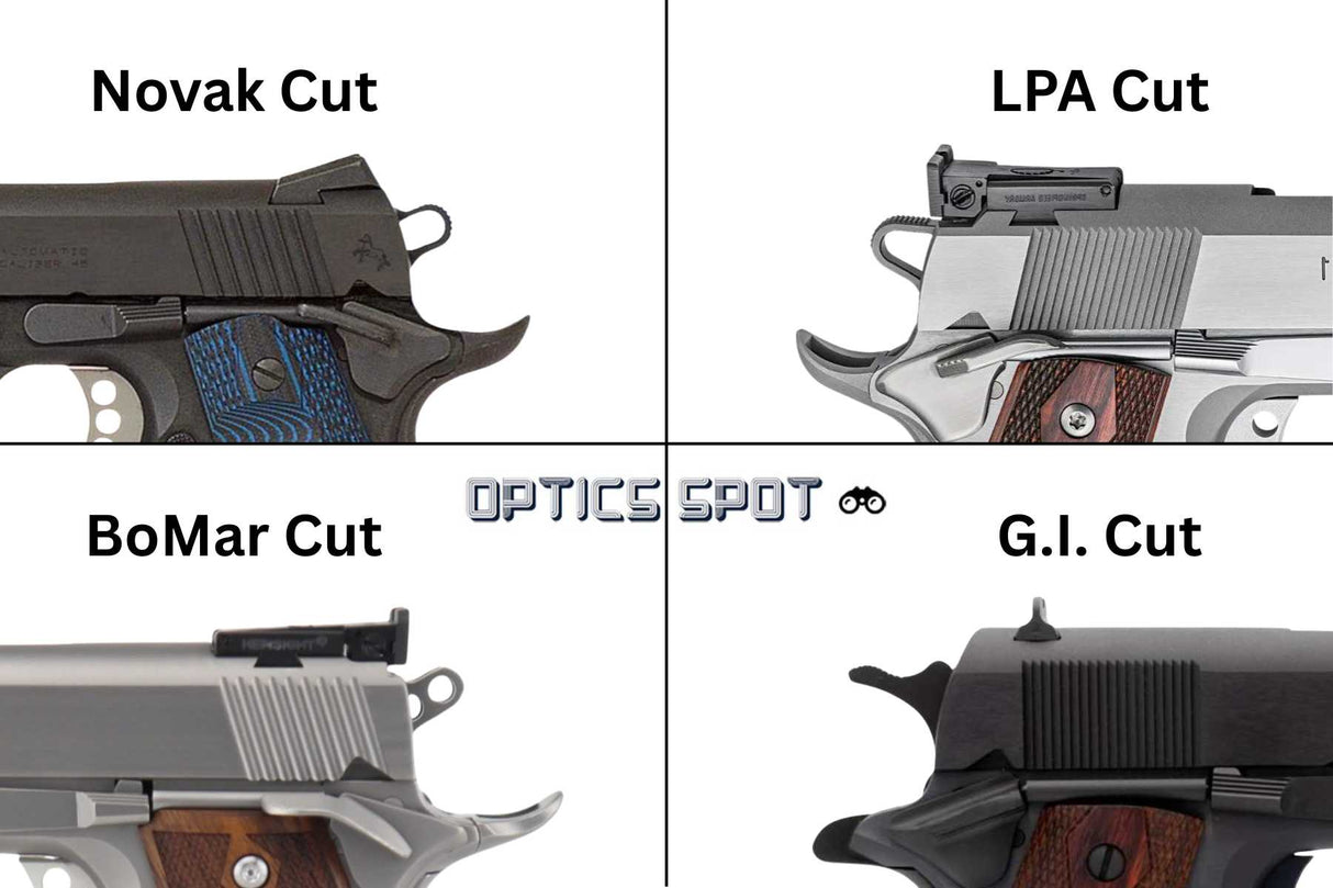 1911 [BoMar Cut] adjustable rear sight | blank - Ubitzu