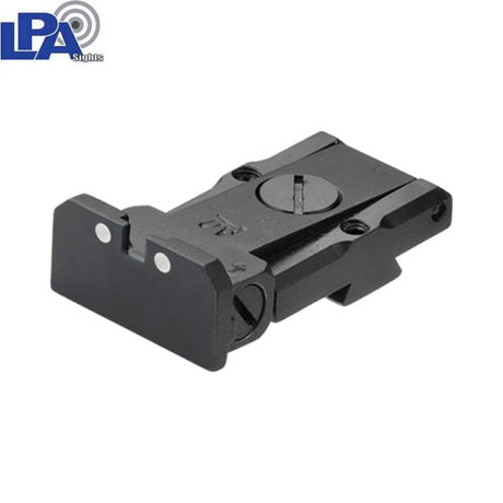 1911 [BoMar Cut] adjustable rear sight | white dots - Ubitzu