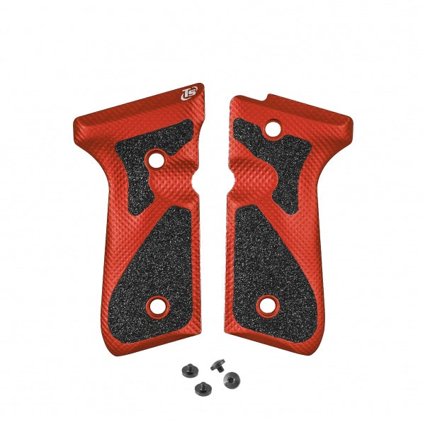 Beretta M9A1, 92, 96, 98, Elite LLT 3D grips [TS] red