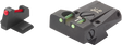 Browning Hi-Power [Vigilante Mark III Practical HP40] verstellbare Visierung | Fiberoptik [Korn & Kimme] - Ubitzu