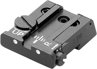 CZ P-10 verstellbare Kimme | weiße Punkte - Ubitzu