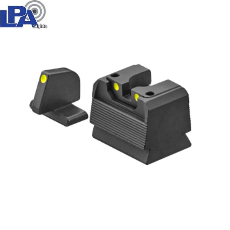 CZ Shadow 2 Carry semi-adjustable co-witness sights | luminescent dots - Ubitzu