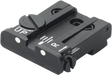 Glock [G17 G19 G26 & other] verstellbare Kimme | weiße Punkte - Ubitzu
