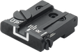 Glock [G17 G19 G26 & other] verstellbare Kimme | weiße Linien - Ubitzu
