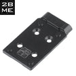 Rotpunktvisier Adapterplatte for Glock MOS | Shield RMSc Footprint - Ubitzu