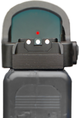Semi-adjustable co-witness sights for Glock MOS [G17 MOS G19 MOS & other] | fiber optic - Ubitzu