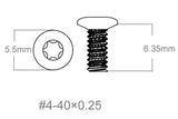 Set of screws 3pcs | 4-40x0.250’’ [T10] - Ubitzu