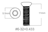 Set of screws 3pcs | 6-32x0.433’’ [T10] - Ubitzu