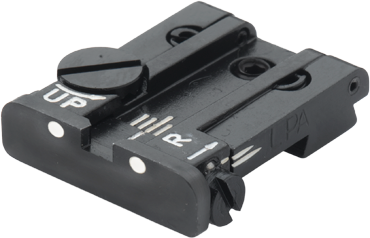Sig [P220 P225 P226 P227 P229 P320] verstellbare Kimme | weiße Punkte - Ubitzu