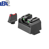 Sig P220 P226 P229 P320 & P365 Optics Ready semi-adjustable co-witness sights | fiber optic type B - Ubitzu
