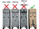 Sig P320 [models with removable rear sight] Optics Ready plate | type S [RMSc DPP & K-series footprint] - Ubitzu