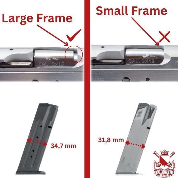 Tanfoglio short grips for Small Frame | High-grip - Ubitzu