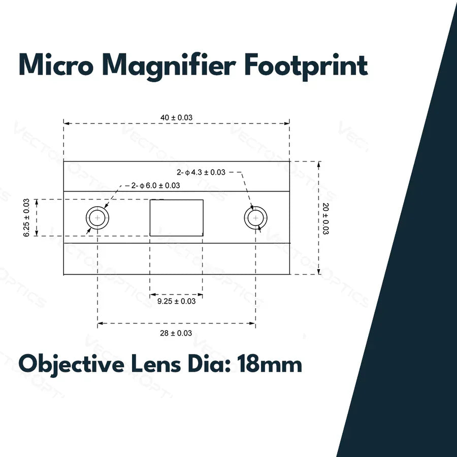 Vector Optics Paragon 3x18 Magnifier Micro - Ubitzu