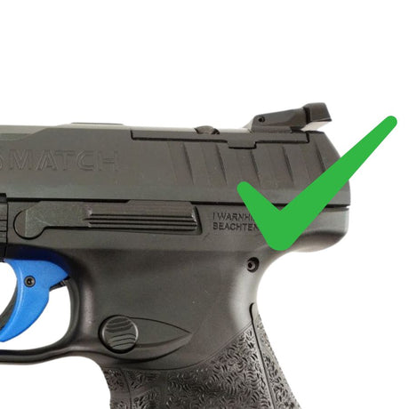 Walther PPQ [Q4 & Q5] Optics Ready plate | type E [C-More RTS footprint] - Ubitzu