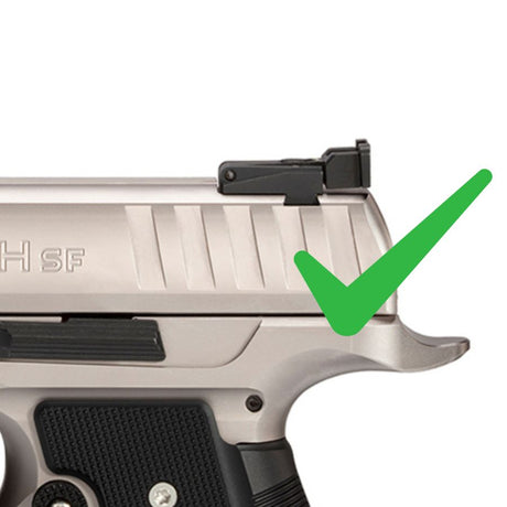Walther Q5 Match SF adjustable rear sight | white dots - Ubitzu
