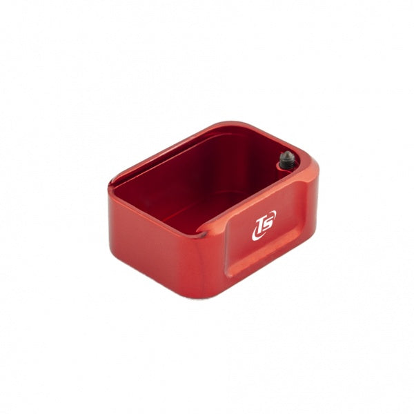 Walther Q5 Match SF Alu-Magazinbodenplatte | +1 Schuss - Rot - Ubitzu